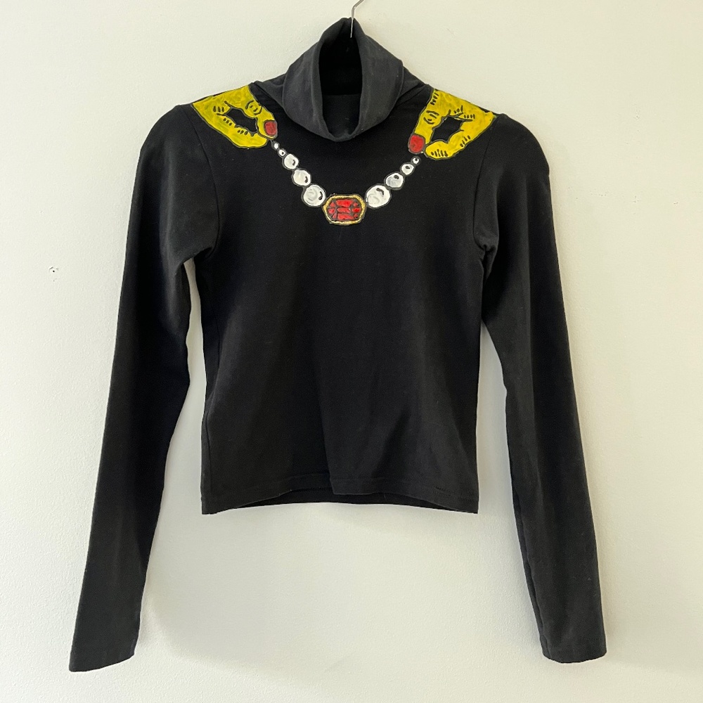 Wacky Wacko Hand Painted Turtleneck